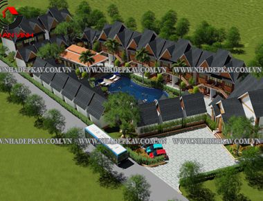 Thiết kế khu resort - khu phức hợp đẹp hiện đại 2017