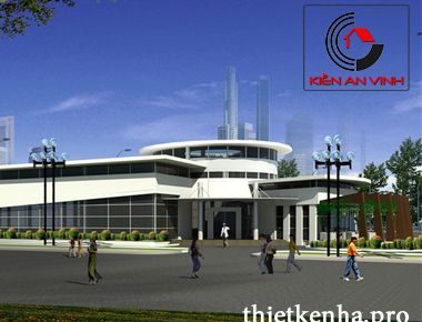 Mẫu thiết kế công trình phức hợp dành cho xí nghiệp