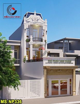 Mẫu thiết kế nhà phố đậm chất châu Âu 3 tầng đẹp 2020