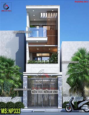 Mẫu nhà ống 3 tầng hiện đại đẹp mê ly giữa lòng Sài Gòn
