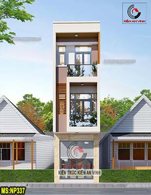 Mẫu nhà ống 3 tầng đẹp thiết kế hiện đại tại tp. HCM | MS-NP337