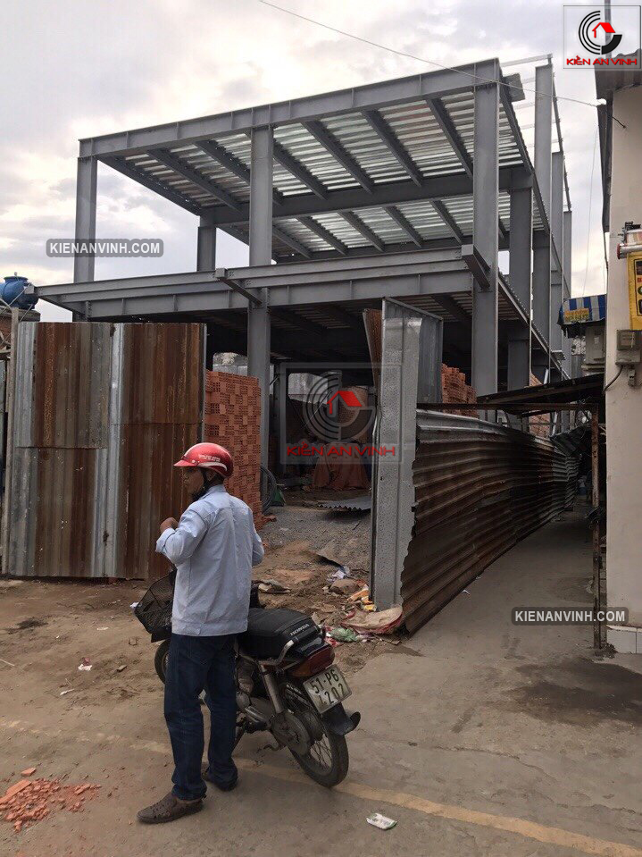 nha xuong khung thep tien che